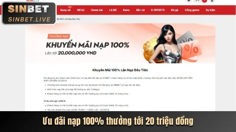 Thưởng nạp lại rs99 chính thức
